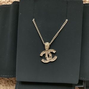 Authentic Chanel necklace gold hardware